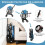 3-in-1 Pet Stroller, Foldable, Up to 15kg, Blue 3