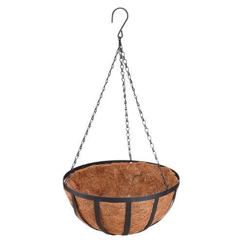 Hanging Plant Basket with Iron Frame 35cm
