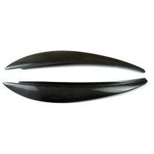 Voor 2006-2010  206 Koolstofvezel Koplamp Cover  Light Lamp Ooglid Wenkbrauw Trim