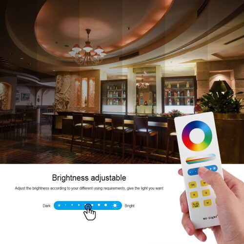 Ελεγκτής LED WiFi Bluetooth RGBW συμβατός με φωνητικό έλεγχο, δυναμικές λειτουργίες 2