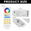 Ελεγκτής LED WiFi Bluetooth RGBW συμβατός με φωνητικό έλεγχο, δυναμικές λειτουργίες 5