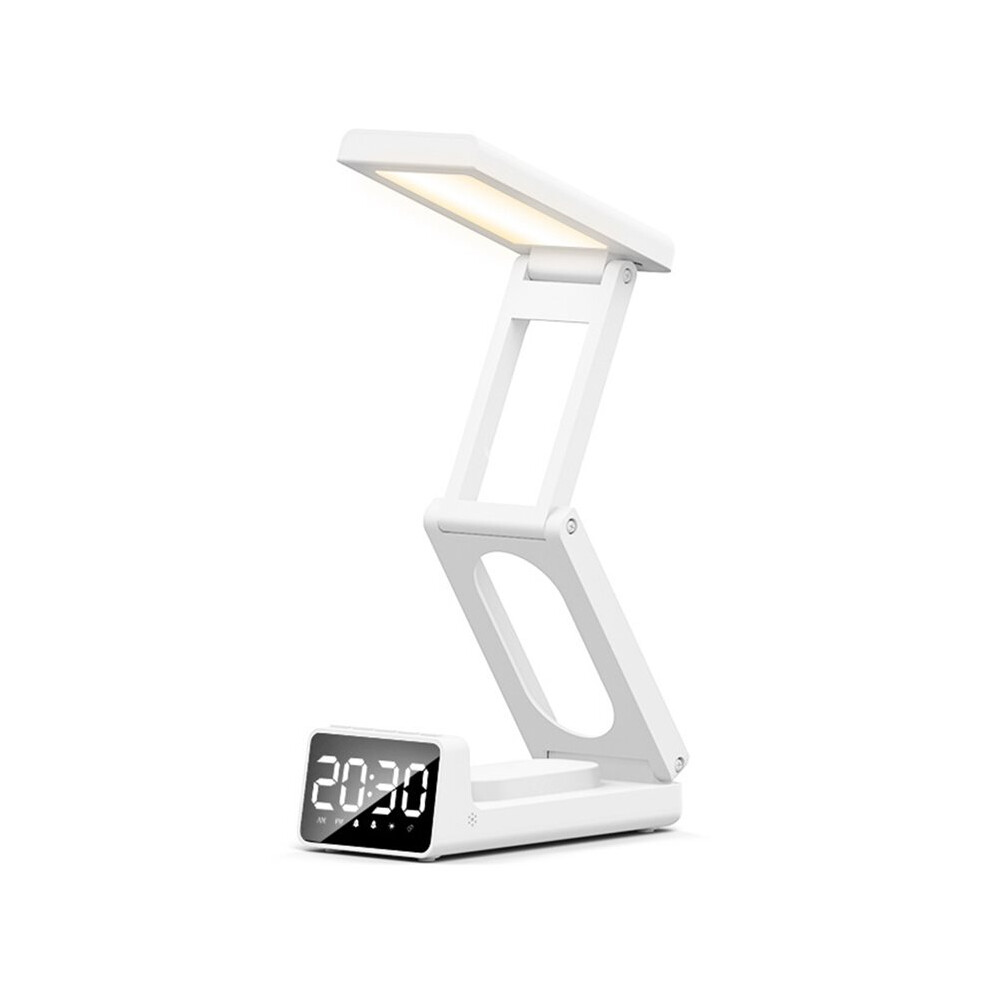 Multifunctional Soundless Alarm Clock Folding Carryable Design Nightlight Feature For Night Reading Travelling 6032281081472