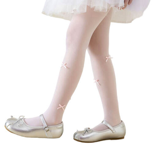 Leggings With Adorable Bowknot Design Comfortable-Pink L
