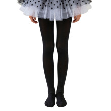 Childrens Ballet Tights Make Of Nylon Spandex Blend-Black XL