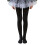 Toddler Stretchable Footed Tights Featuring Slip-Black L 1