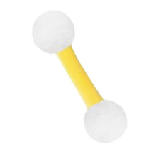 Colorful Plush Cats Chew Toy For Kitten Dental Health-Yellow