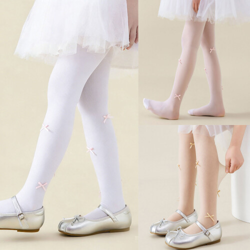 Leggings With Adorable Bowknot Design Comfortable-Pink L 2