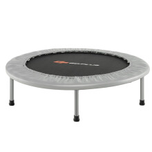 Mini trambulină de fitness, pliabilă, 97 cm, capacitate 150 kg, gri