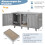 Kissanhiekkakaappi Scratch Pad & Dual Doors, harmaa 1