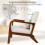 Scaun Sufragerie, Captusit, Cotiere Lemn, Bej 4