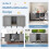 Kissanhiekkakaappi Scratch Pad & Dual Doors, harmaa 2