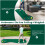 Golf puttematte 300x96 cm med 3 kopper & flagg 2