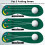 Golf puttematte 300x96 cm med 3 kopper & flagg 3