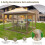 Pop-Up-Pavillon mit Moskitonetz, UV 50+, 3,6 x 3,6 m, Khaki 4