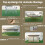 Pop-Up-Pavillon mit Moskitonetz, UV 50+, 3,6 x 3,6 m, Khaki 5