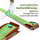 Golf Putting Mat with Auto Ball Return, 1 Hole, 3 Balls 3