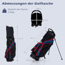 Golfclubset voor heren, 11-delig, rechtshandig met regenhoes