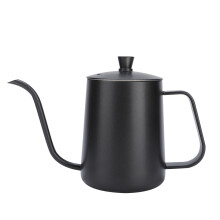 Bollitore a collo d'oca, compagno per caffè a percolazione in acciaio inox, dotato di controllo della punta fine e opzioni di riscaldamento