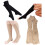 L'augmentation de la circulation de la jambe Chaussettes de Compression Soutien de jambe Bas Beige M 9