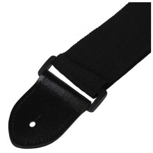 Justerbart Gitarrband Akustiskt Elektriskt 132 X 6 Cm Svart