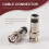 10 pcs BNC Compression Connector for Coax RG59 Cable CCTV Cameras 3