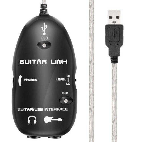 Guitar to USB Interface Link Cable Adapter /PC Recording CD Studio Laptop 1
