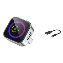 Kabelloser CarPlay-Adapter BT5.2+2.4G 5G WLAN USB-Dongle  Box Wandelt Kabelgebundenes CarPlay in Kabelloses CarPlay Um