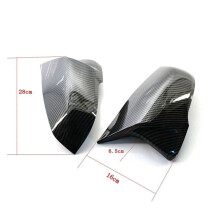 Rückspiegelgehäuse, Modifiziertes Horn, Carbon-Muster, 51167386567 51167386568 für  1er X1 F48 F49 X2 F39 Z4 F52