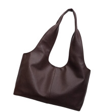PU-onderarmtas met magnetische sluiting voor dames met-Koffie