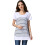 Maternity Breastfeeding Shirt Stripe Designs Pregnancy-White L 1