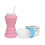 Space Saving Portable Bidet For Women Foldable Unfold ABS-Pink 1
