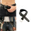 Classical Black Zipper Waist Belt Soft PU Leather Comfortable 2