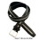 Classical Black Zipper Waist Belt Soft PU Leather Comfortable 3