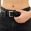Classical Black Zipper Waist Belt Soft PU Leather Comfortable 5