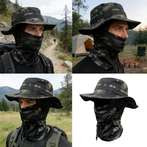 Adjustable Breathable Cotton Polyester Boonie-Jungle Digital 2