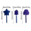 Lightweight Star Cake Transportation Card Protector Fun-1 2 4