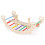 Set da gioco 4 in 1 per bambini: dondolo, scalatore, tunnel 1