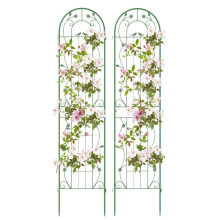 Metall-Gartenspalier-Set - 220 cm, rostbeständig, 2er-Pack