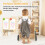 Wooden Baby Walker with Activity Center - Montessori Learning 3