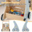 Wooden Baby Walker with Activity Center - Montessori Learning 5