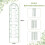 Metall-Gartenspalier-Set - 220 cm, rostbeständig, 2er-Pack 2