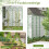 Metall-Gartenspalier-Set - 220 cm, rostbeständig, 2er-Pack 3