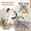 Recliner Chair with Ottoman, Armrests, Side Pocket - Gray 3