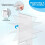 Tableau blanc mobile double face 120x90 cm avec support et roulettes 4