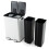 Dual Compartment 60L Kitchen Trash Can - Soft Close Lid 2