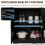 Black Kitchen Sideboard with Adjustable Shelves & Drawers 5