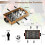 Mini Foosball Table with LED Lights and 2 Balls 2