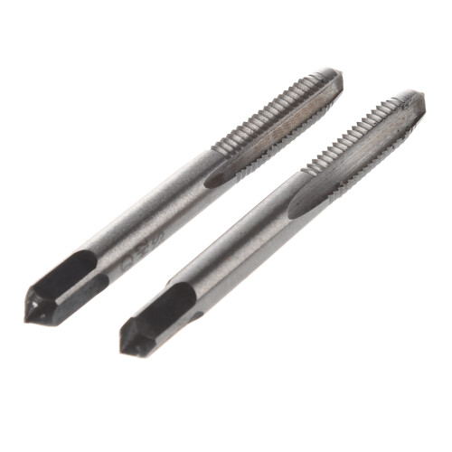 2pcs 6mm Dia. Straight Screw Flute Machine Taper Tap Drill Bit Tool 1
