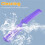 Peigne plastique violet avec lame 2