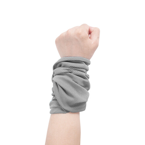 High Performances Gym Wrist Sweat Towel Fast Drying-Light Grey